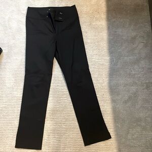 Black slacks by Isabel Marant. Fitted. straight leg.